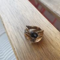 Oniks Taşlı Zeytin Yüzük Oniks Taşlı Zeytin Yüzük